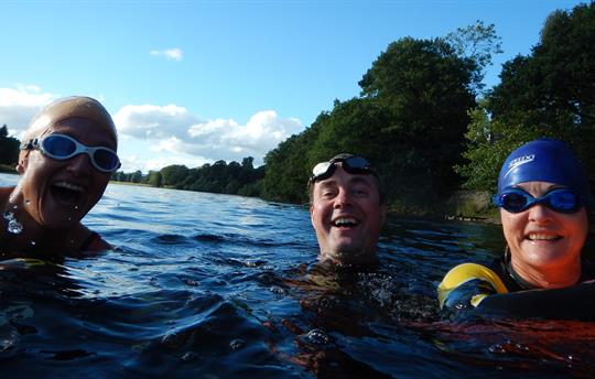 Open water swimming