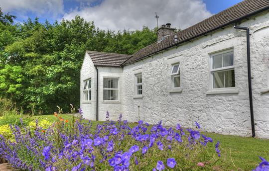 Your own lawns and pretty flower beds on two sides