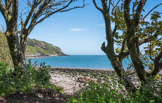 Explore Orroland's rock and shingle beach