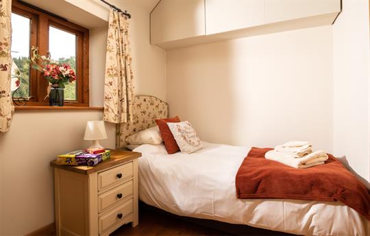 Single bedroom with ensuite shower room