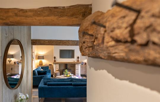 Sitting room view from hall