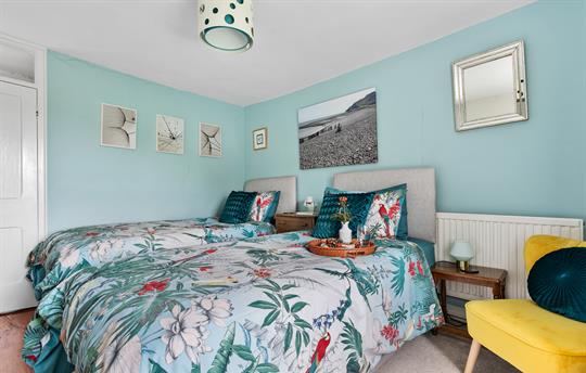 Relaxing 2nd bedroom (shown as twin)