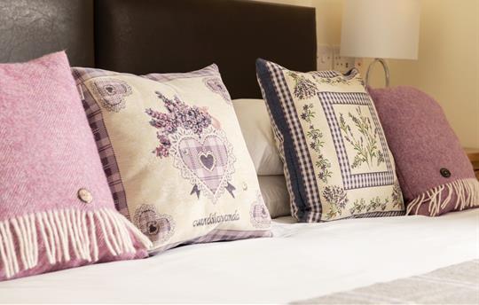 Bedrooms are beautifully decorated