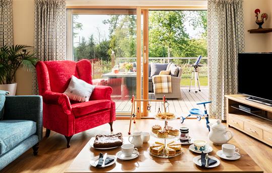 Seating area is so cosy