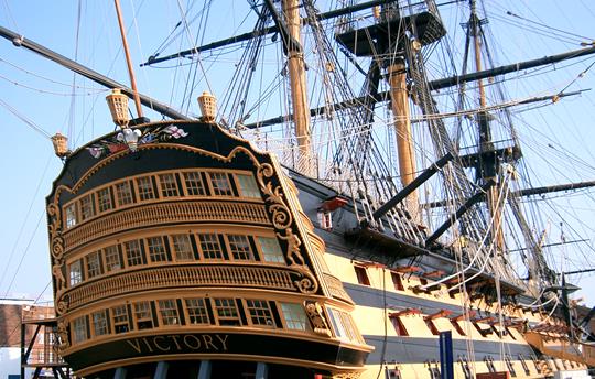 Portsmouth Historic Dockyard is 30 minutes away