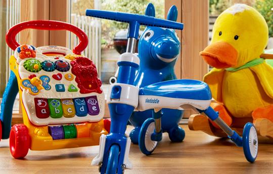 Complimentary toys to borrow during your stay