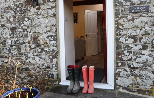 Front door of The Granary