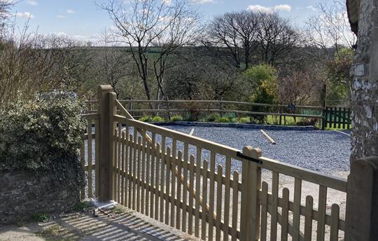 Shared orchard parking