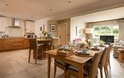 Open plan kitchen dining and family lounge