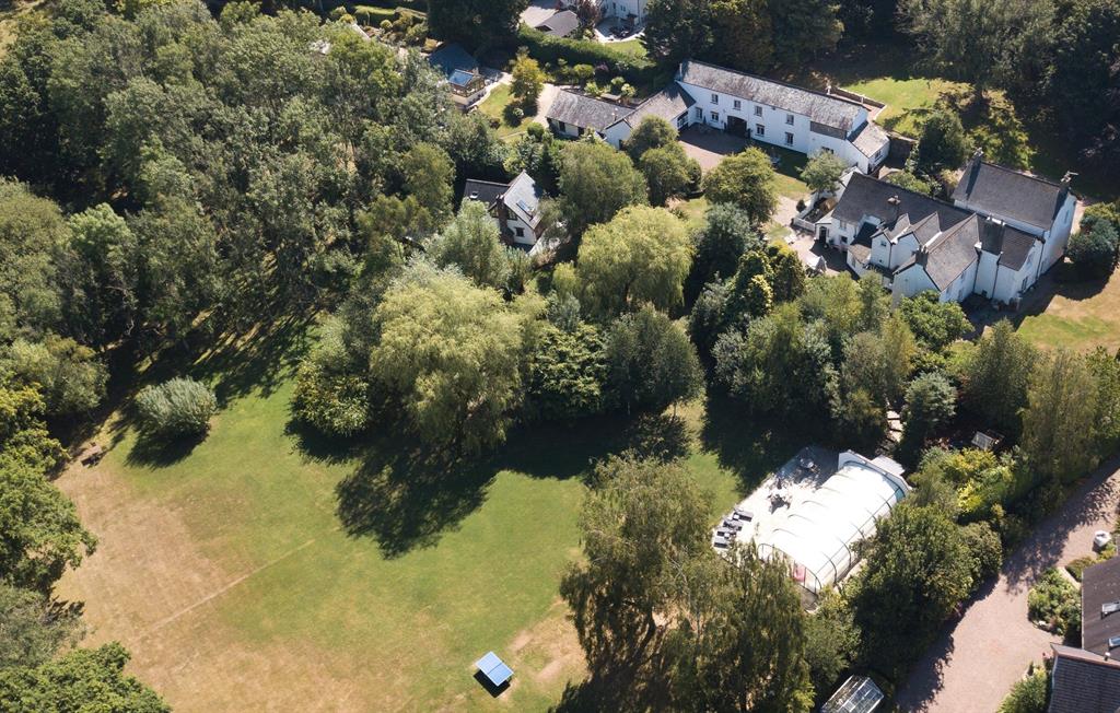 The Old Rectory grounds aerial view