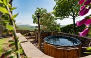 Private hot tub with stunning views