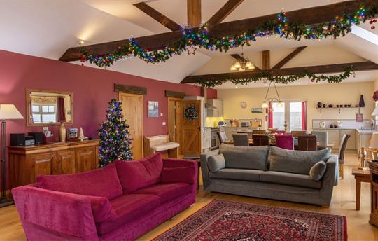 Cart House at Christmas