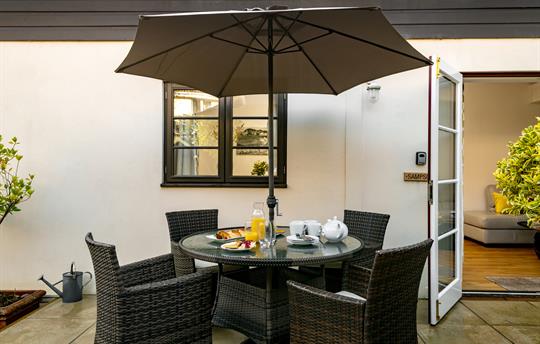 Patio table and chairs