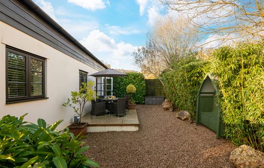 Enclosed private garden