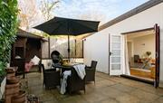 Enclosed & private patio