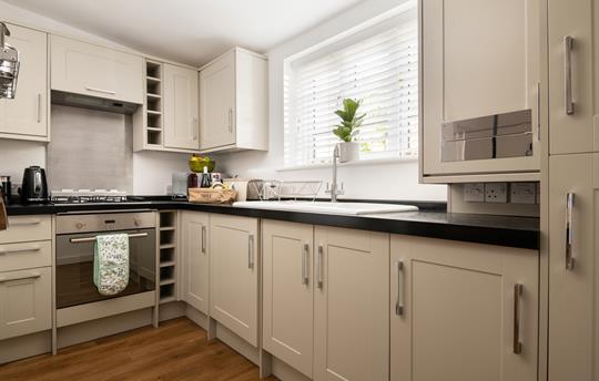 Fully equipped modern kitchen