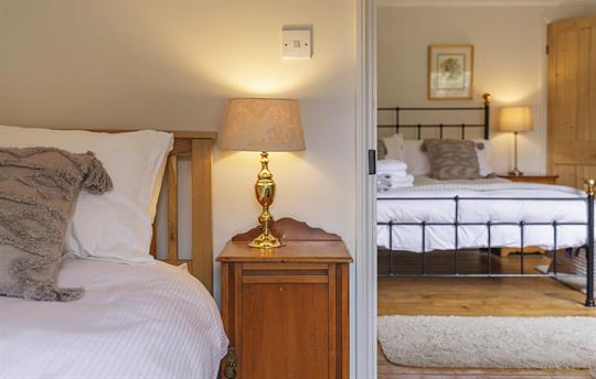 Single bedroom connected though master bedroom