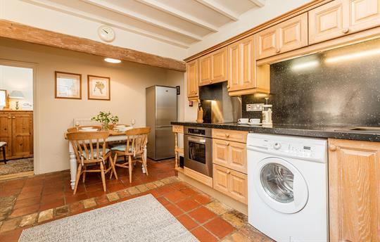 Kitchen with dining table for 4