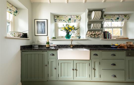 Ring and Thimble kitchen windows looking out