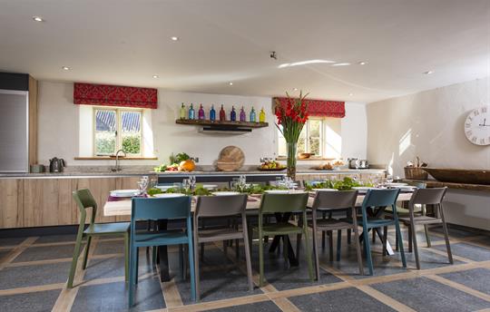 Jack's Barn kitchen, with 2 Miele dishwashers