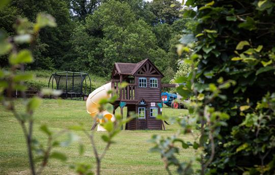 Slide, Trampoline, Swings & Tractor – Playtime Awa