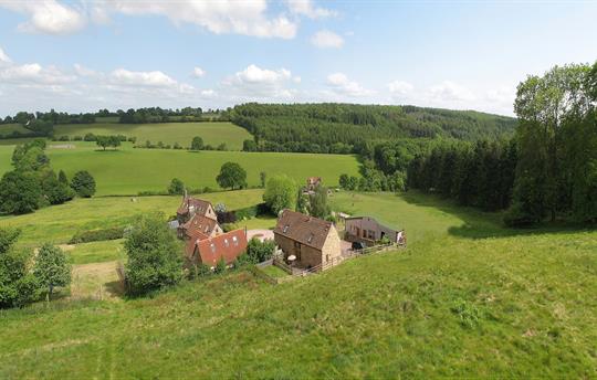 Panorama of our hamlet's location
