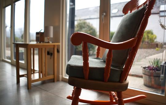 Enjoy the views from the rocking chair