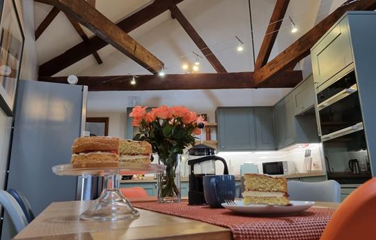 Kitchen with original features