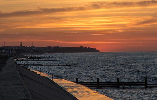 Sunset Walcott Beach