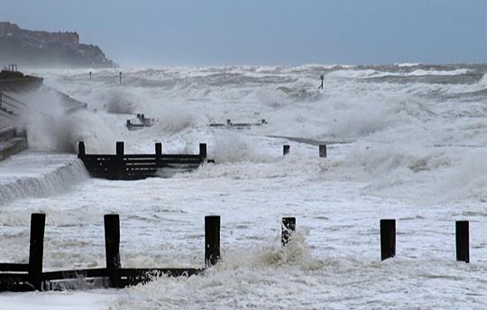 Winter Storm off of Walcott