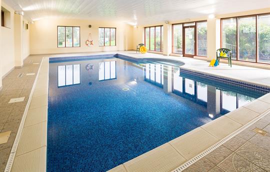 Fabulous indoor heated swimming pool