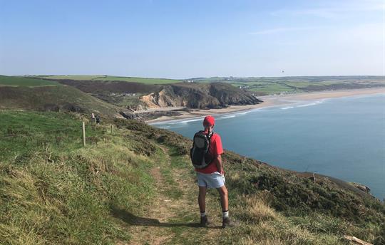 Clifftop Walking on the Pembrokeshire Coast path