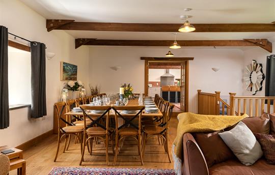 Corn Barn flexible dining for up to 20 guests