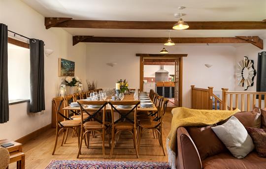 Corn Barn flexible dining for up to 20 guests