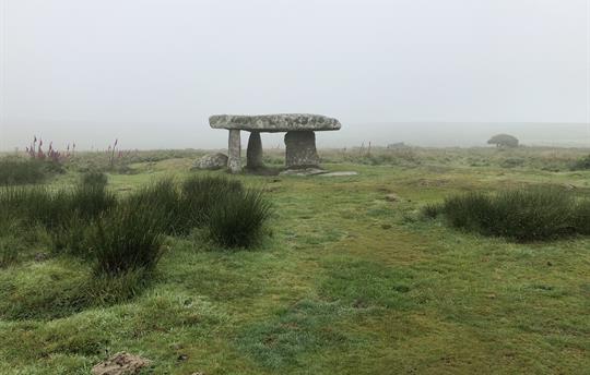 Lanyon quoit one of many local ancient monuments