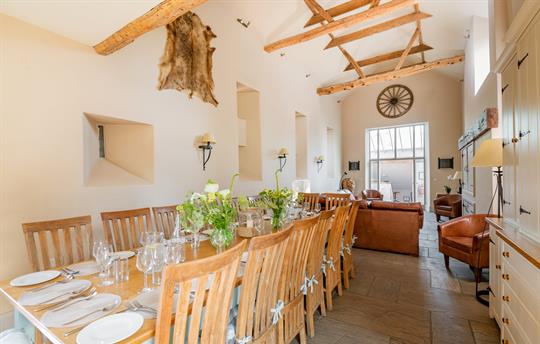 Large dining table to seat 16/24