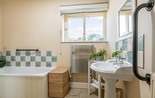 Bathroom with grab rails if required