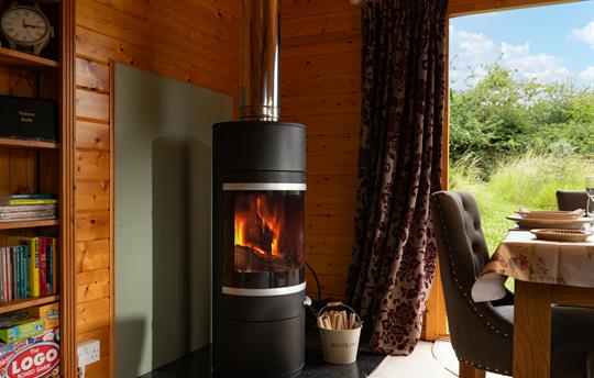 Cosy log burner 