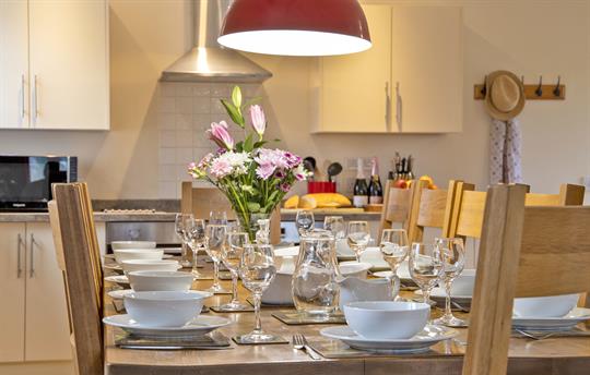 James's Parlour comfortable dining for 12 guests