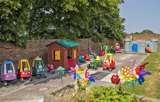 On site play facilities for the Under 5's