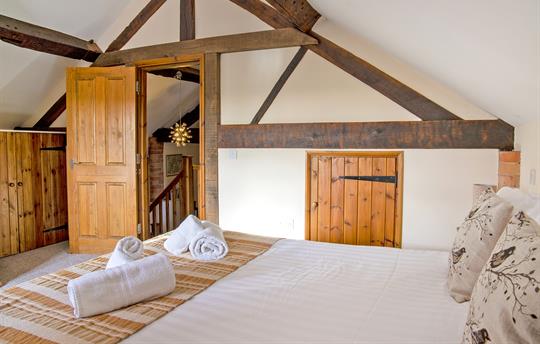 The Master Bedroom has lots of original features