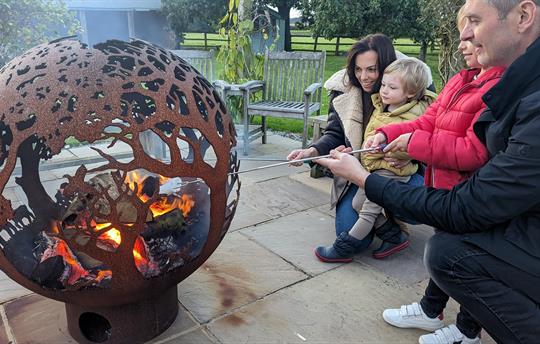 Toasting marshmallows