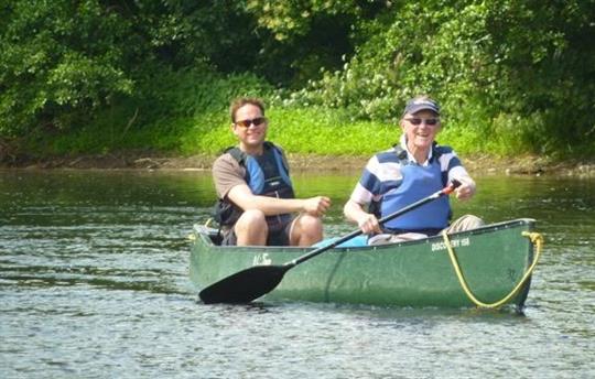 Canoeing on the Wye 
