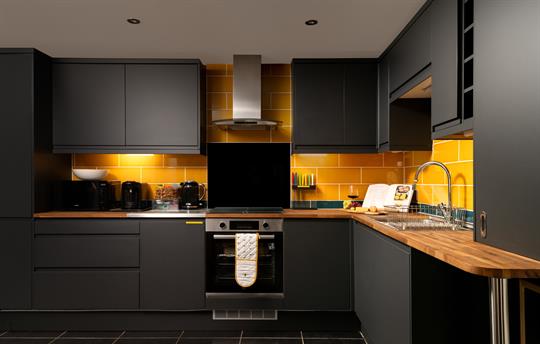 Prepare your meals with ease in the Barn kitchen