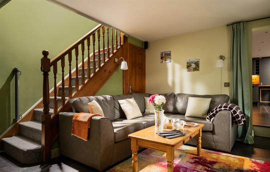 Relax in the lounge at the Barn