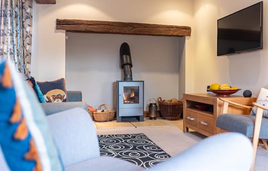 Stay warm by the fire