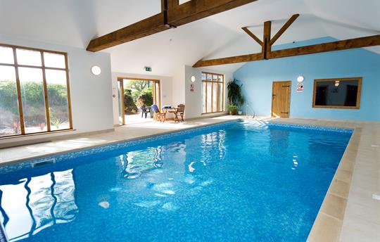 Shared indoor heated pool