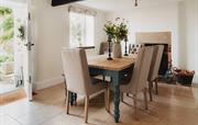 Comfortable dining in Swallow Cottage