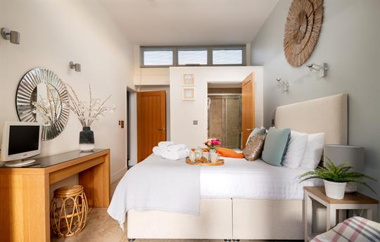 Garden House master bedroom