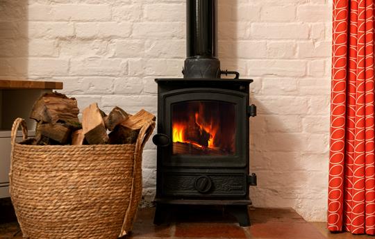 Wagtail Cottage woodburning stove